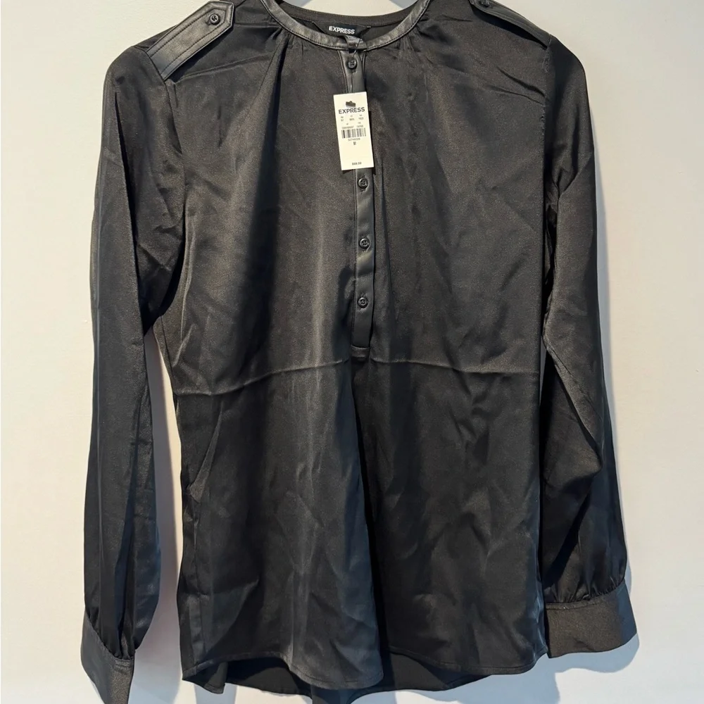 Express Charcoal Button Down Shirt - Picture 1 of 2